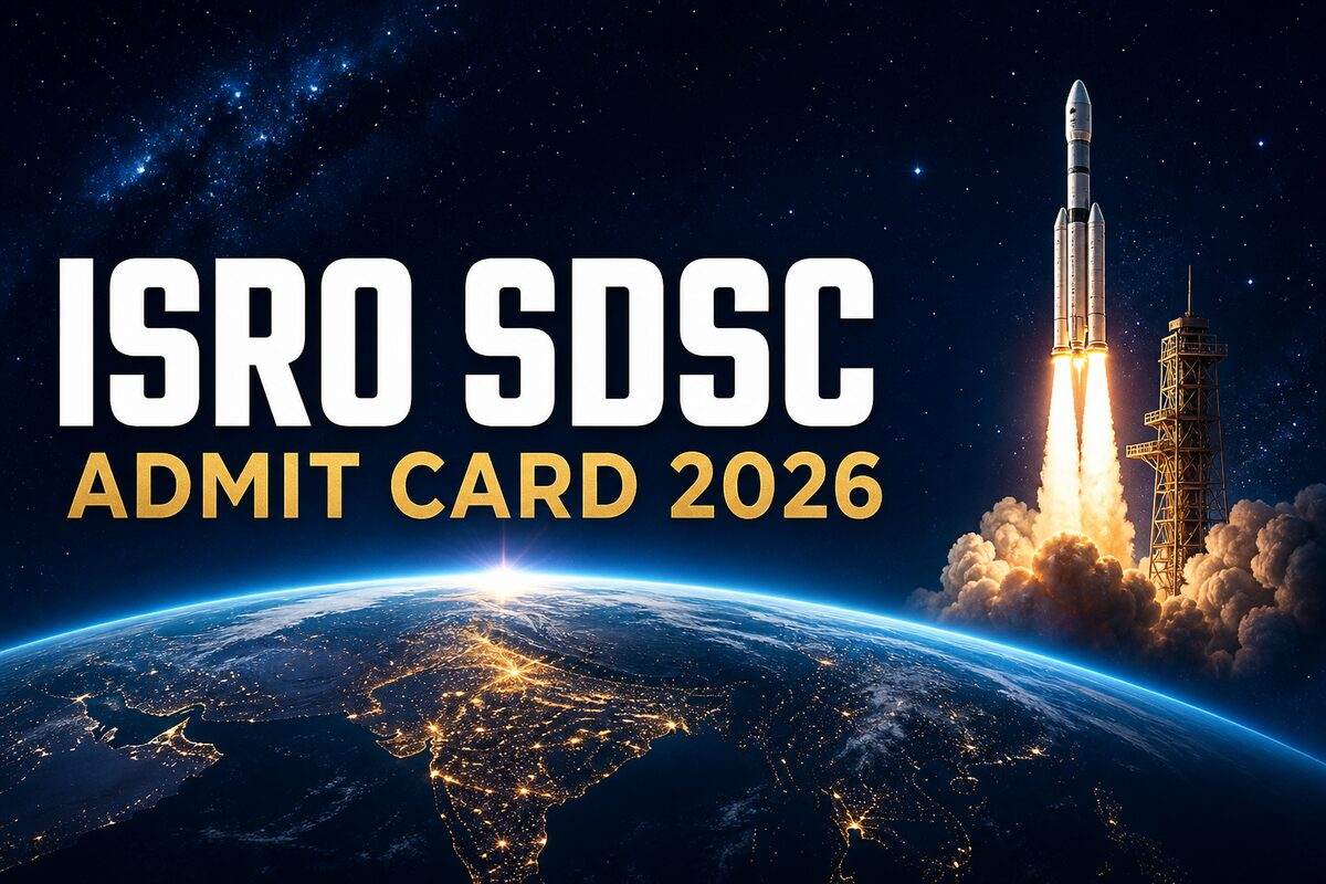 ISRO SDSC SHAR Admit Card 2026 Out – Exam 4 September